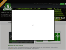 Tablet Screenshot of londongolfclub.ca